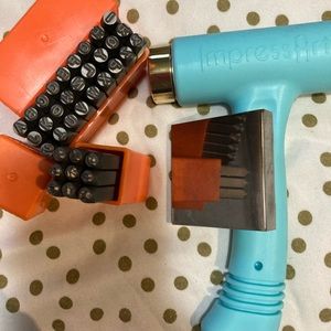 ImpressArt stamp kit with letters & numbers!